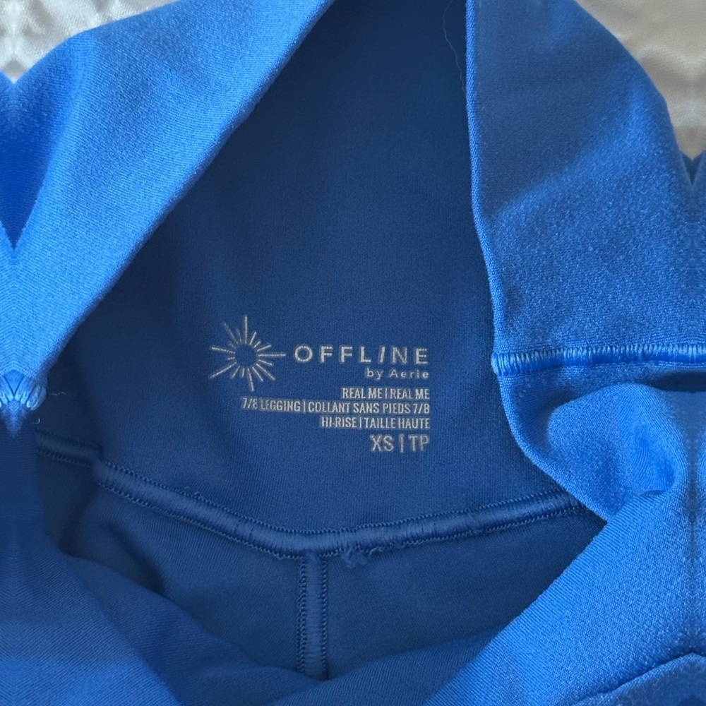 Aerie Offline Leggings In Electric Blue